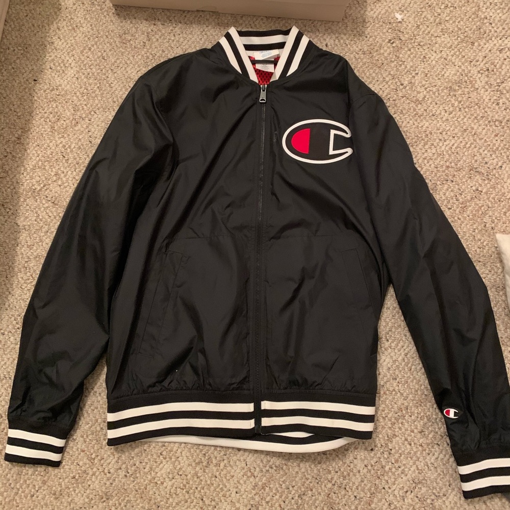 Champion zip up logo windbreaker